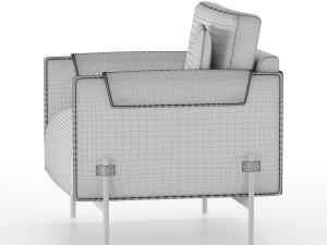 aston martin armchair 3D-Modell