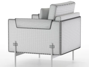 aston martin armchair 3D Model