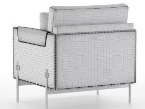 aston martin armchair 3D Model