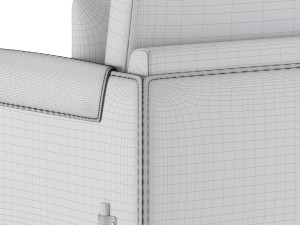 aston martin armchair 3D-Modell