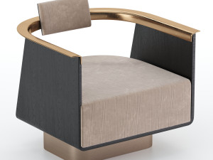 boston armchair 3D मॉडल