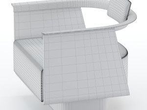 boston armchair 3D मॉडल