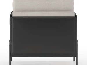 aston armchair black 3D Model