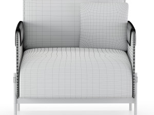 aston armchair black Modelo 3D