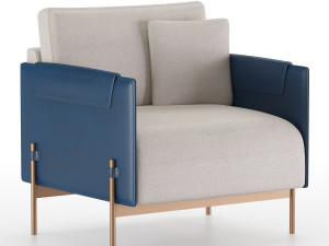 aston armchair set06 Modelo 3D