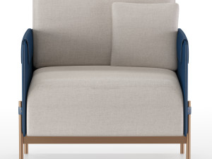 aston armchair set06 Modelo 3D