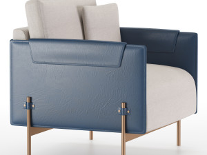 aston armchair set06 Modelo 3D