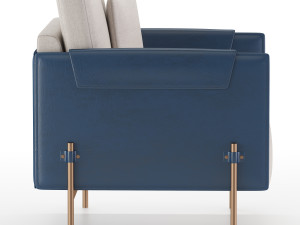 aston armchair set06 Modelo 3D