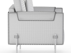 aston armchair set06 Modelo 3D