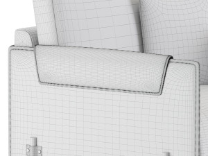 aston armchair set06 Modelo 3D