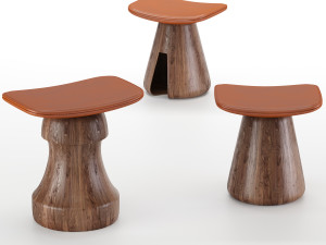 tabouret mat chair 3D Model