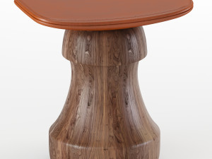 tabouret mat chair Modelo 3D