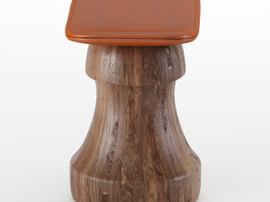tabouret mat chair Modelo 3D