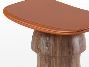 tabouret mat chair Modelo 3D