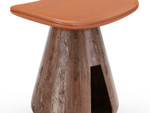tabouret mat chair Modelo 3D