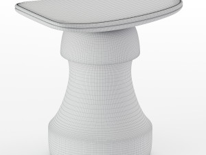 tabouret mat chair Modelo 3D