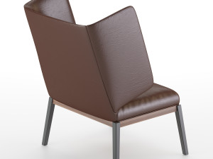 arflex armchair black 3D Model
