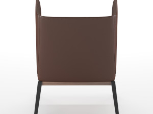 arflex armchair black 3D Model