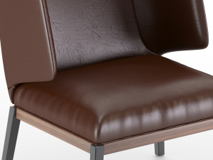 arflex armchair black 3D Model