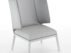 arflex armchair black 3D Model