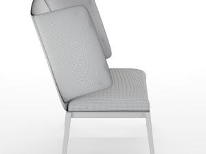 arflex armchair black 3D Model