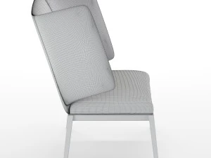 arflex armchair black 3D Model