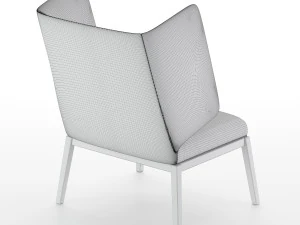 arflex armchair black 3D Model