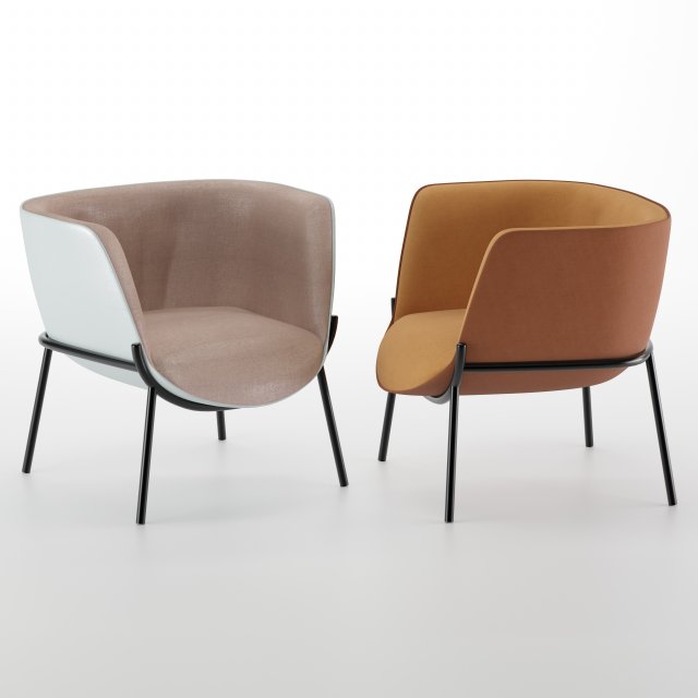bombom armchair 3Dモデル .c4d .max .obj .3ds .fbx .stl .blend 