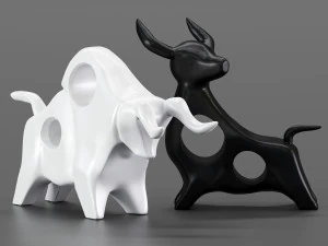 cowbull decor 3D Model