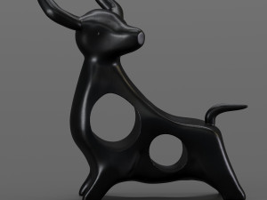 cowbull decor Modelo 3D