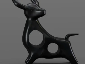 cowbull decor 3D Model