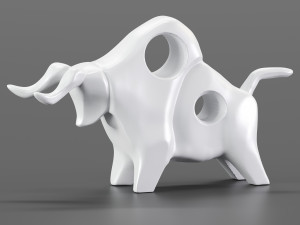 cowbull decor Modelo 3D