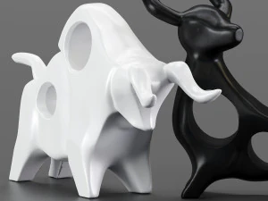 cowbull decor 3D Model
