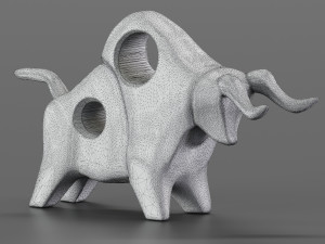 cowbull decor Modelo 3D