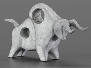 cowbull decor 3D Model