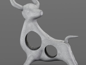 cowbull decor Modelo 3D