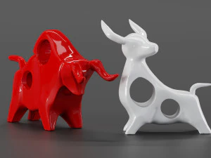 カウブル装飾セット 3Dモデル