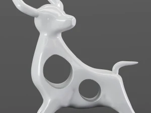 set di decorazioni cowbull Modello 3D