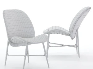 pode nihan armchair 3D Model