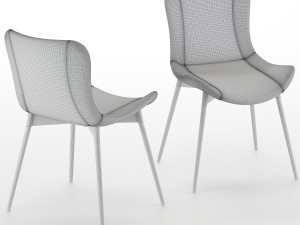 cole dining chairs 3D Model