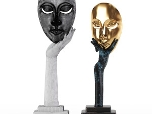 thinkers resin figurines art decor Model 3D