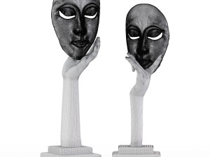 thinkers resin figurines art decor Model 3D