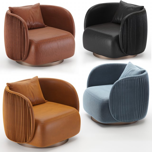 cantori bohemian armchair Modello 3D .c4d .max .obj .3ds .fbx .stl .blend