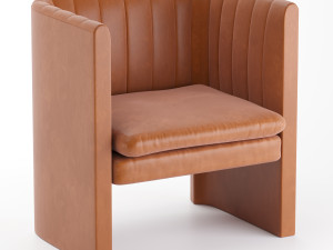 tradition loafer armchair Model 3D