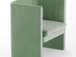 tradition loafer armchair Model 3D