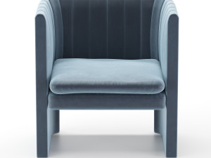 tradition loafer armchair Model 3D