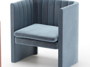 tradition loafer armchair Model 3D