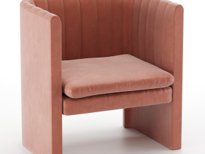 tradition loafer armchair Model 3D