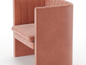 tradition loafer armchair Model 3D