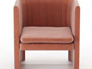tradition loafer armchair Model 3D